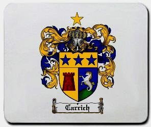 Carrich coat of arms mouse pad