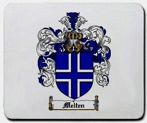 Melten coat of arms mouse pad
