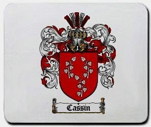 Cassin coat of arms mouse pad