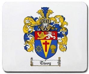 Twoy coat of arms mouse pad