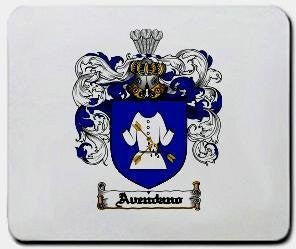 Avendano coat of arms mouse pad