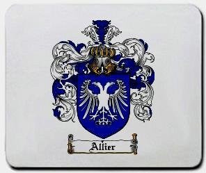 Allier coat of arms mouse pad