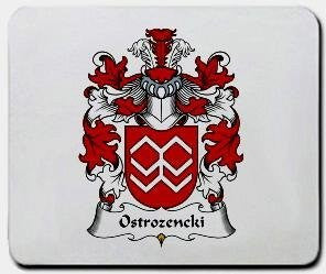 Ostrozencki coat of arms mouse pad