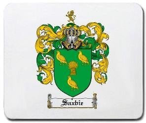 Saxbie coat of arms mouse pad