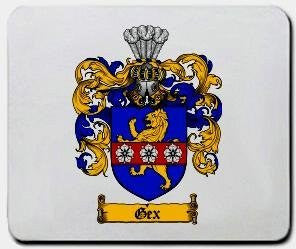 Gex coat of arms mouse pad