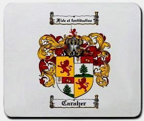Caraher coat of arms mouse pad