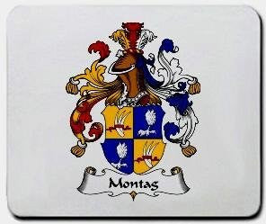 Montag coat of arms mouse pad