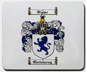 Gallowray coat of arms mouse pad
