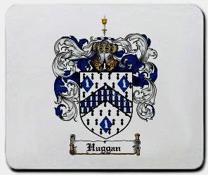 Huggan coat of arms mouse pad