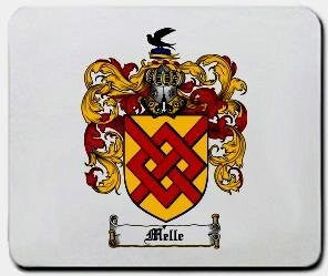 Melle coat of arms mouse pad
