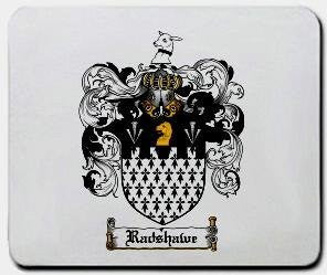 Radshawe coat of arms mouse pad