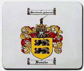 Roarke coat of arms mouse pad