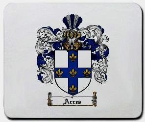 Arres coat of arms mouse pad