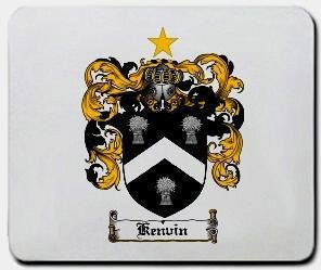 Kenvin coat of arms mouse pad