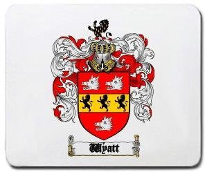 Wyatt coat of arms mouse pad