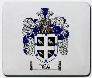 Olds coat of arms mouse pad