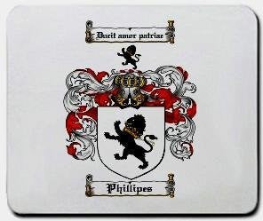 Phillipes coat of arms mouse pad