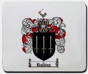 Rollins coat of arms mouse pad