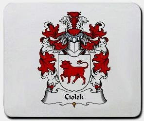 Ciolek coat of arms mouse pad