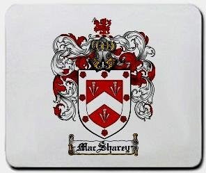 Macsharey coat of arms mouse pad