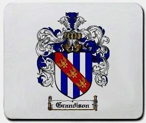 Grandison coat of arms mouse pad