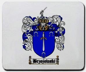 Brzozowski coat of arms mouse pad
