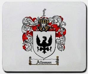 Alleman coat of arms mouse pad