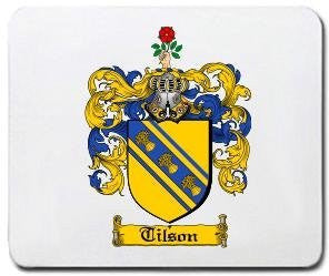 Tilson coat of arms mouse pad