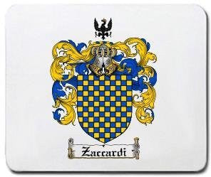 Zaccardi coat of arms mouse pad