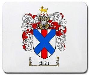 Stitt coat of arms mouse pad