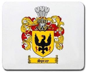 Spray coat of arms mouse pad