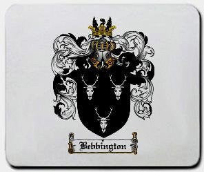 Bebbington coat of arms mouse pad