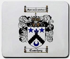 Cuschny coat of arms mouse pad
