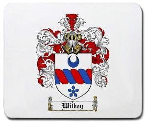 Wilkey coat of arms mouse pad