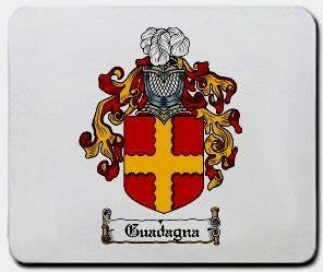 Guadagna coat of arms mouse pad