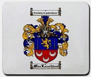 Maclauchlan coat of arms mouse pad