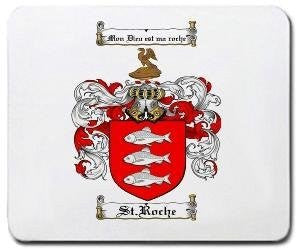 Stroche coat of arms mouse pad