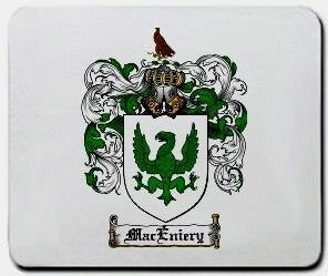 Maceniery coat of arms mouse pad