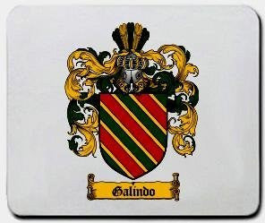 Galindo coat of arms mouse pad