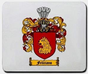 Feliciano coat of arms mouse pad