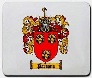 Parsons coat of arms mouse pad