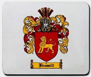 Brassill coat of arms mouse pad