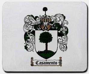 Casamento coat of arms mouse pad