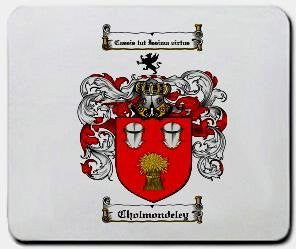 Cholmondeley coat of arms mouse pad