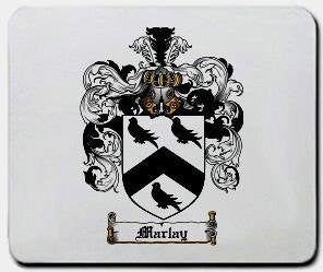 Marlay coat of arms mouse pad
