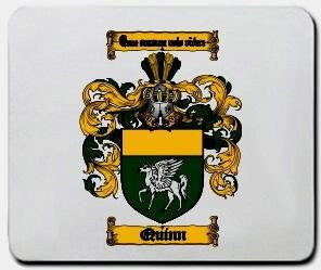 Quinn coat of arms mouse pad