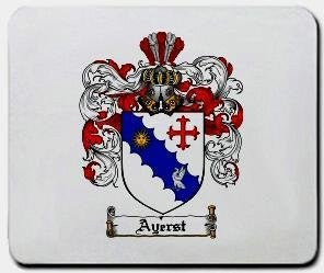 Ayerst coat of arms mouse pad