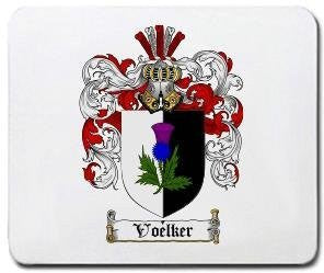 Voelker coat of arms mouse pad