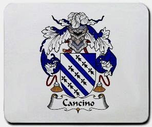 Cancino coat of arms mouse pad
