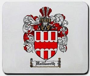 Hailworth coat of arms mouse pad